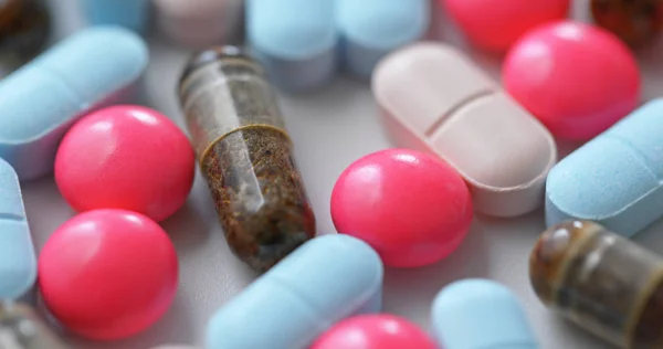 Zdravotní Péče Pilulky Tablety — Stock fotografie