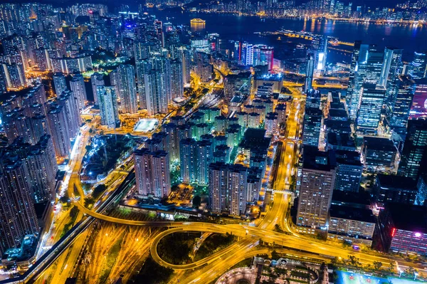 Kowloon Bay Hong Kong April 2019 Aerial View Hong Kong — 스톡 사진