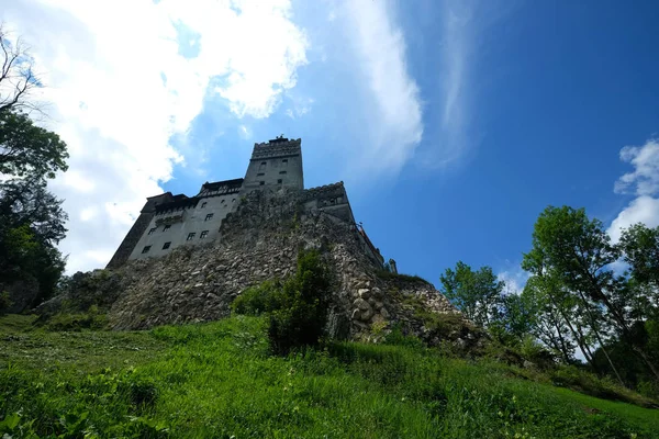 Vista Panorámica Majestuosa Arquitectura Medieval Del Castillo —  Fotos de Stock