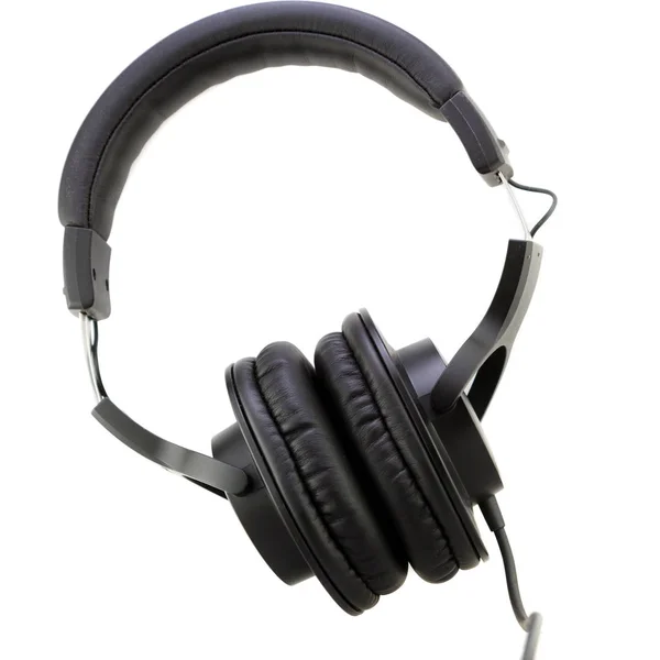Professional Studio Monitor Headphones White Background — Stock Photo, Image