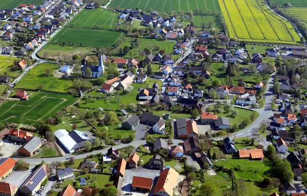 Flygfoto Över Altengeseke Tyskland Nordrhein Westfalen Region Soester Rde Liten — Stockfoto