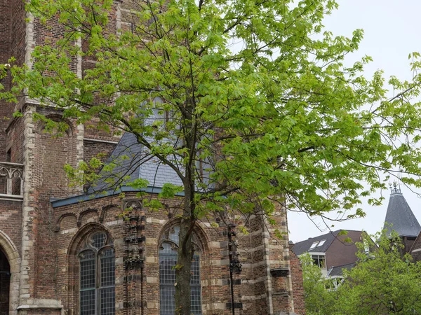 Cidade Delft Nas Terras Baixas — Fotografia de Stock