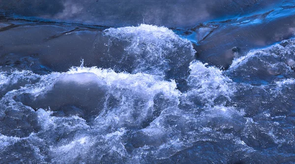 Фон Річкою Анотація Ландшафту Річкових Порогів — стокове фото