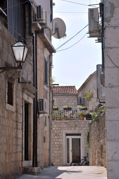 Ruelle Dans Vieille Ville Makarska — Photo