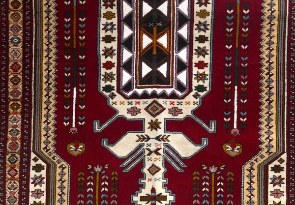 Patrón Textura Alfombra Armenia Antigua — Foto de Stock