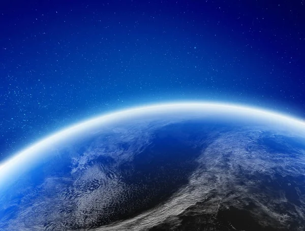Clima Tierra Desde Espacio Elementos Esta Imagen Proporcionados Por Nasa — Foto de Stock