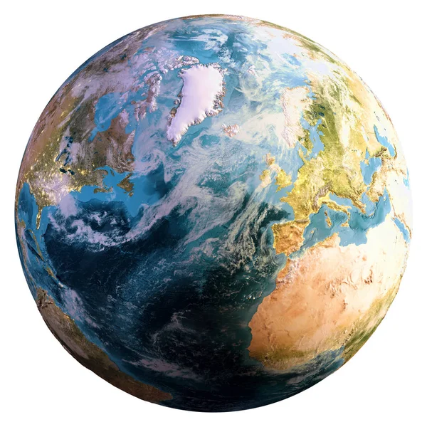 Planeta Země Světa Prvky Tohoto Obrazu Které Nasa Vykreslování — Stock fotografie