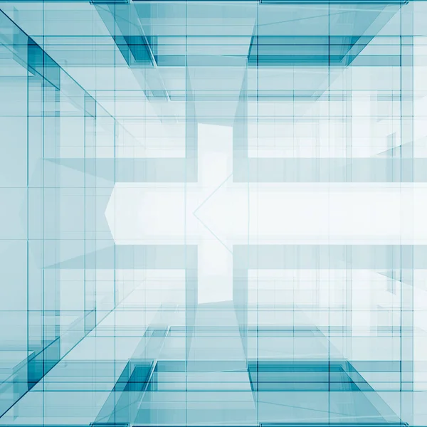 Блакитний Абстрактний Дизайн Тло Перегляду Концепції Рендерінг — стокове фото
