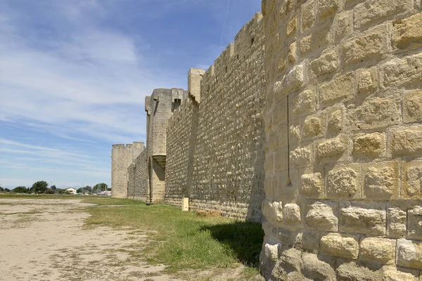 External Fortification Aigues Mortes French City Walls Gard Department Occitanie — Stock Photo, Image