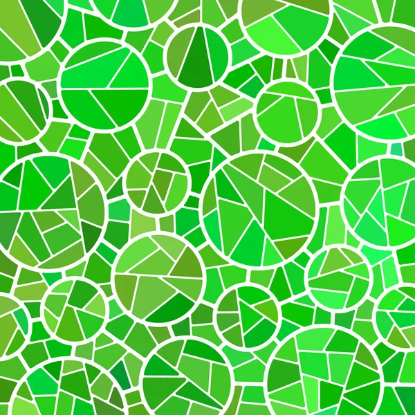 Fond Abstrait Mosaïque Vitrail Vert Vif — Photo