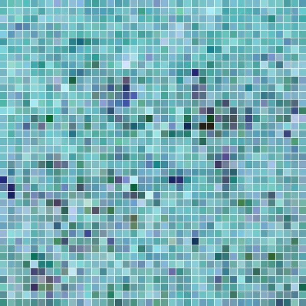 Elvont Négyzet Pixel Mozaik Háttér Kék — Stock Fotó