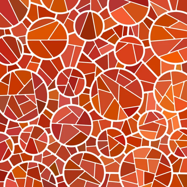 Fondo Abstracto Mosaico Vidrieras Rojo Naranja — Foto de Stock