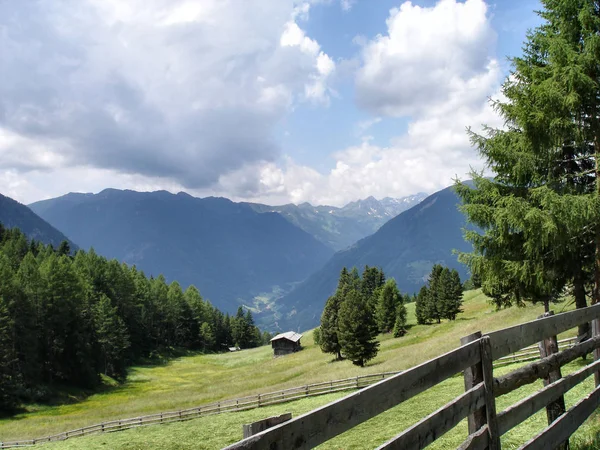Ідилічний Альпійський Краєвид Південному Тіролі Італія — стокове фото