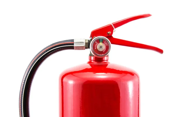Extintores Incêndio Tanque Isolados Sobre Fundo Branco — Fotografia de Stock