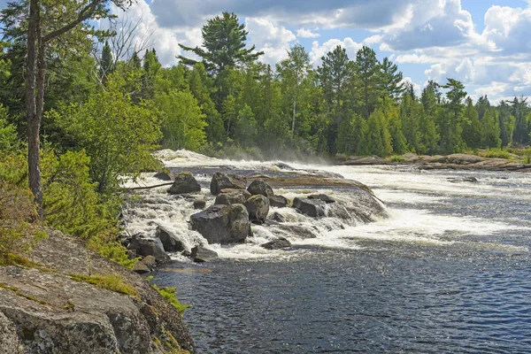 Cascada Rocosa Corazón Los Bosques Del Norte Bald Rock Falls — Foto de Stock