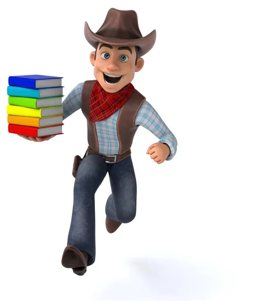 Vaquero Divertido Ilustración — Foto de Stock