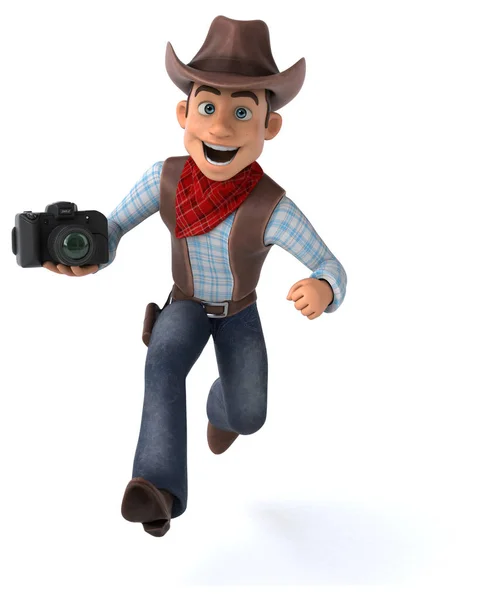 Fun Cowboy Ilustrace — Stock fotografie