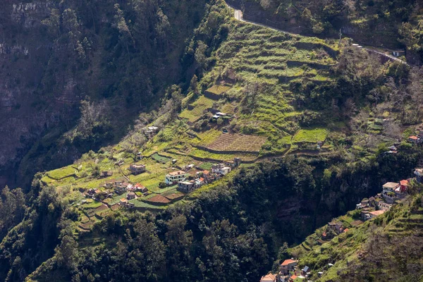 Valle Las Monjas Curral Das Freiras Isla Madeira Portugal — Foto de Stock
