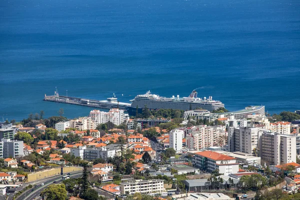 Vista Panoramica Funchal Sull Isola Madeira Portogallo — Foto Stock