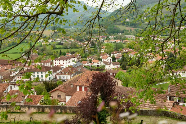 Pays Basque Saint Jean Pied Port Południu Francji — Zdjęcie stockowe