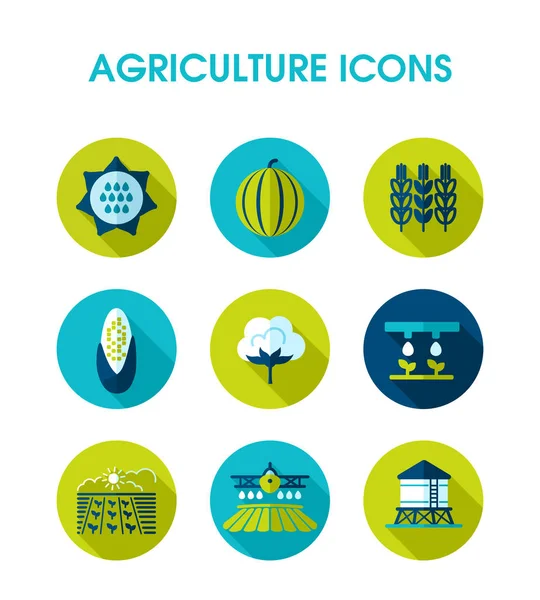 Farm Field Icon Agriculture Sign Graph Symbol Your Web Site — Stock Photo, Image