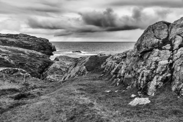 Dunkle Wolken Himmel Regnet Sofort — Stockfoto