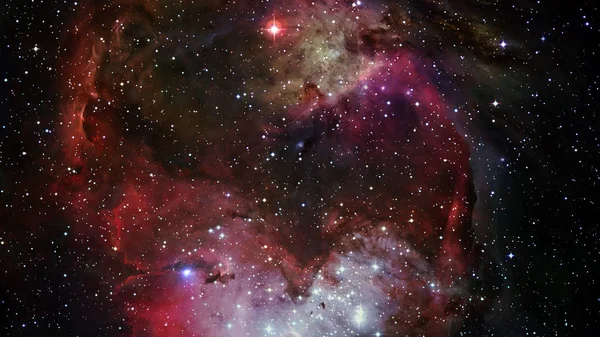 Krásné Mlhoviny Jasné Hvězdy Vesmíru Zářící Tajemný Vesmír Prvky Tohoto — Stock fotografie