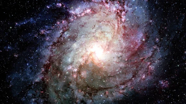 Galaxie Nébuleuse Dans Espace Éléments Cette Image Fournis Par Nasa — Photo