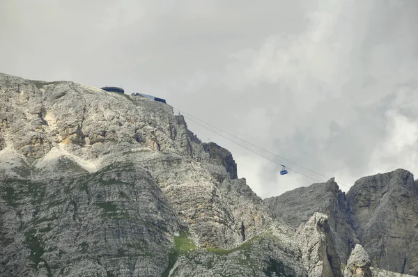 Tyroia Południowa Wolkenstein Colfosch Cortina — Zdjęcie stockowe