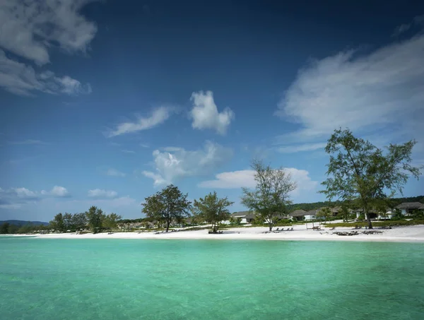 Utsikt Över Paradise Long Beach Resort Område Koh Rong Island — Stockfoto