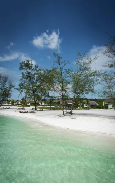 View Paradise Long Beach Resort Area Koh Rong Island Sihanoukville — Stock Photo, Image