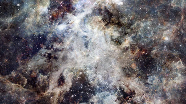 Contexte Scientifique Abstrait Galaxie Nébuleuse Dans Espace Éléments Cette Image — Photo