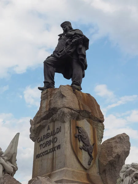 Monumento Giuseppe Garibaldi Torino — Foto Stock