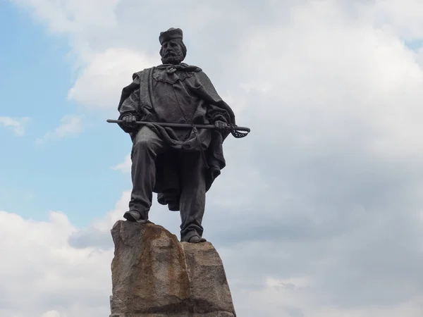 Monumento Giuseppe Garibaldi Turim Itália — Fotografia de Stock