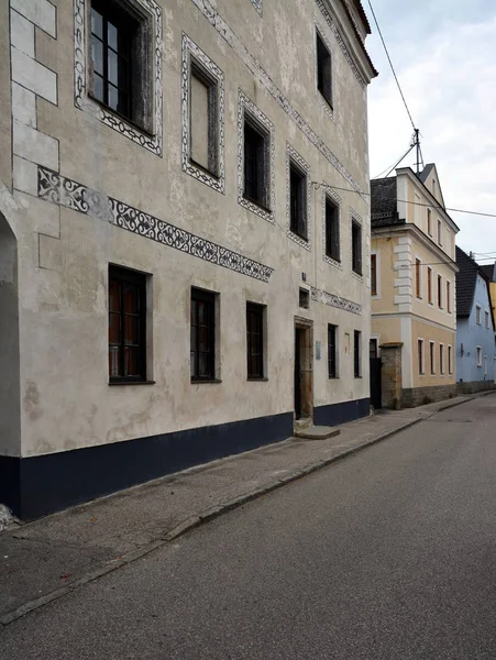 Edificio Storico Aschach Vista Strada — Foto Stock