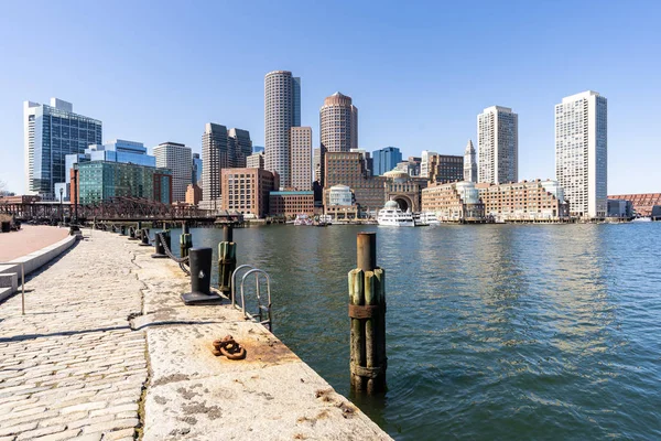 Boston Downtown Skylines Building Gród Boston City Usa — Zdjęcie stockowe