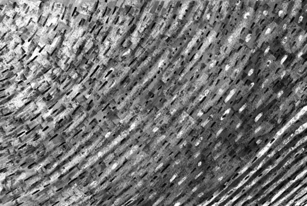 Černé Bílé Abstraktní Grungeové Pozadí Monochromatická Textura Škrábance Tečkami Vlnovkami — Stock fotografie