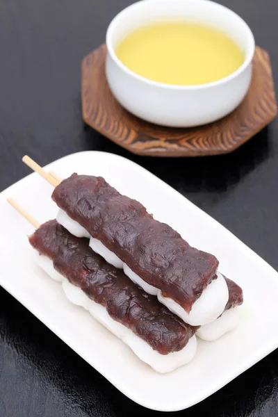 Pastelería Tradicional Japonesa Kushi Anko Dango — Foto de Stock