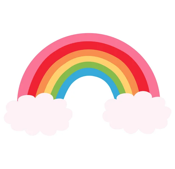 Sky Colors Cloud Rainbow Illustration Season — Stock Photo, Image