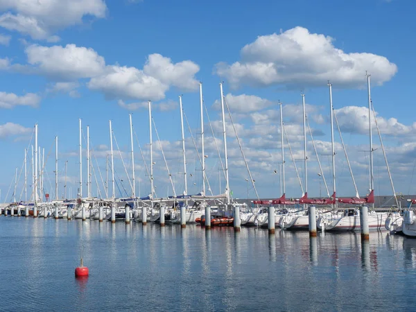 Гданськ Польщі Балтійському Морі — стокове фото