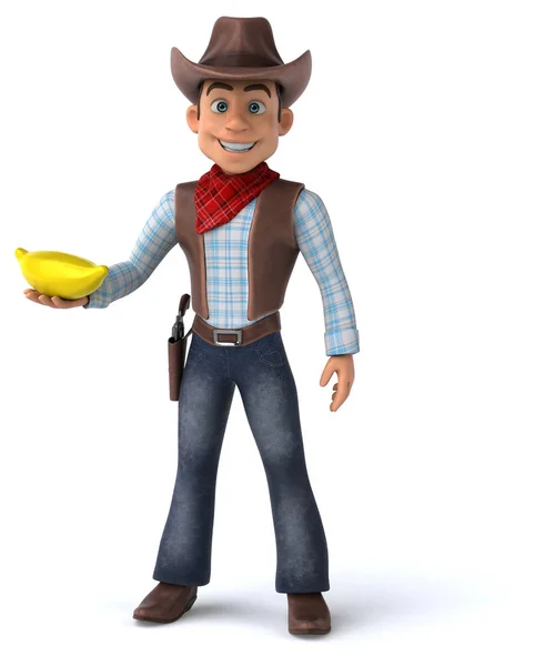 Fun Cowboy Illustration — Stock Photo, Image