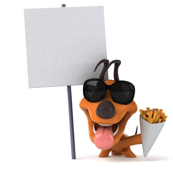 Fun Dog Illustration — Stock Photo, Image