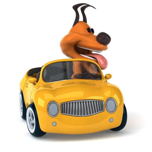 Fun Dog Illustrazione — Foto Stock