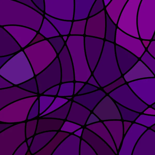 Abstract Stained Glass Mosaic Background Purple Violet Circles — 图库照片