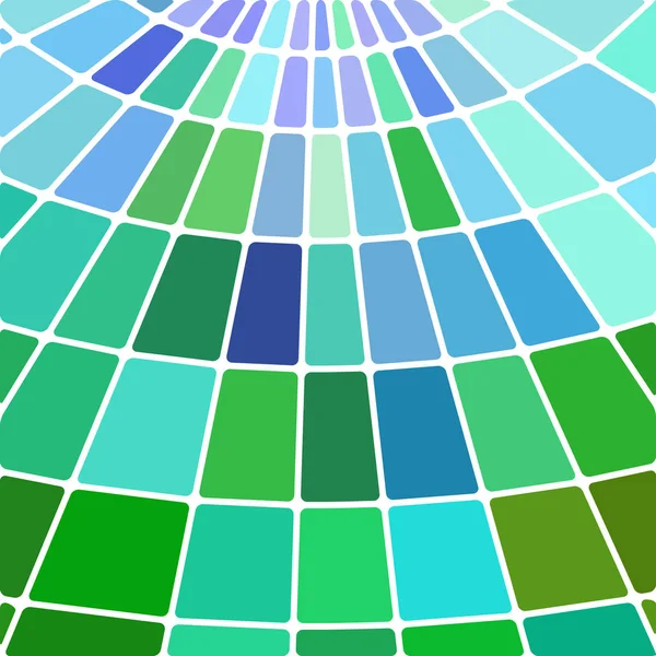 Abstrato Fundo Mosaico Vidro Manchado Verde Azul — Fotografia de Stock