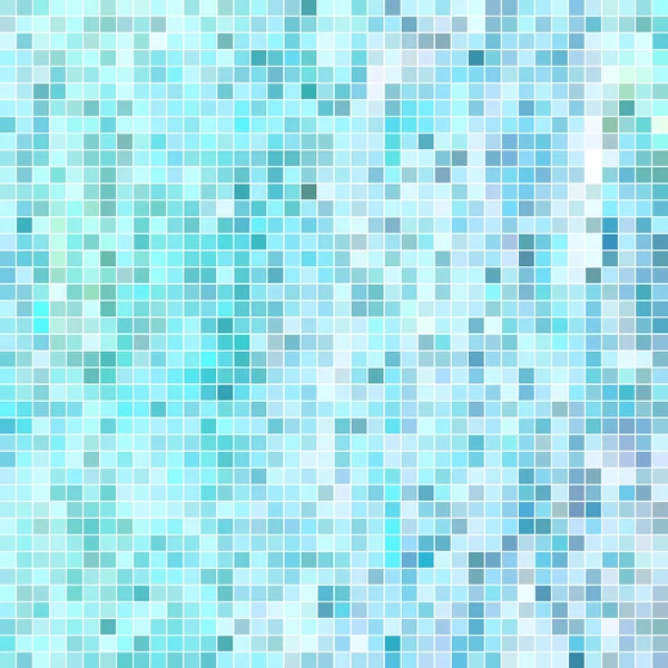 Astratto Quadrato Pixel Mosaico Sfondo Azzurro — Foto Stock