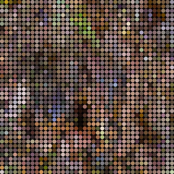 抽象的な色の丸い点の背景 — ストック写真