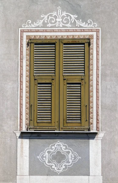 Παράθυρο Στη Λιγουρία Ιταλία — Φωτογραφία Αρχείου