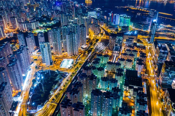 Kowloon Bay Hong Kong April 2019 Aerial View Hong Kong — 스톡 사진