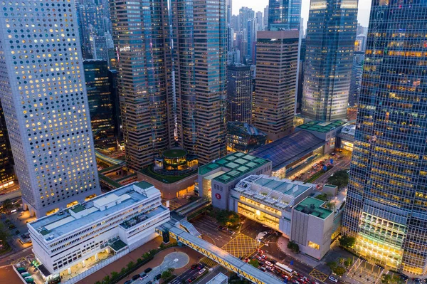 Central Hong Kong April 2019 Top View Hong Kong City — Stockfoto